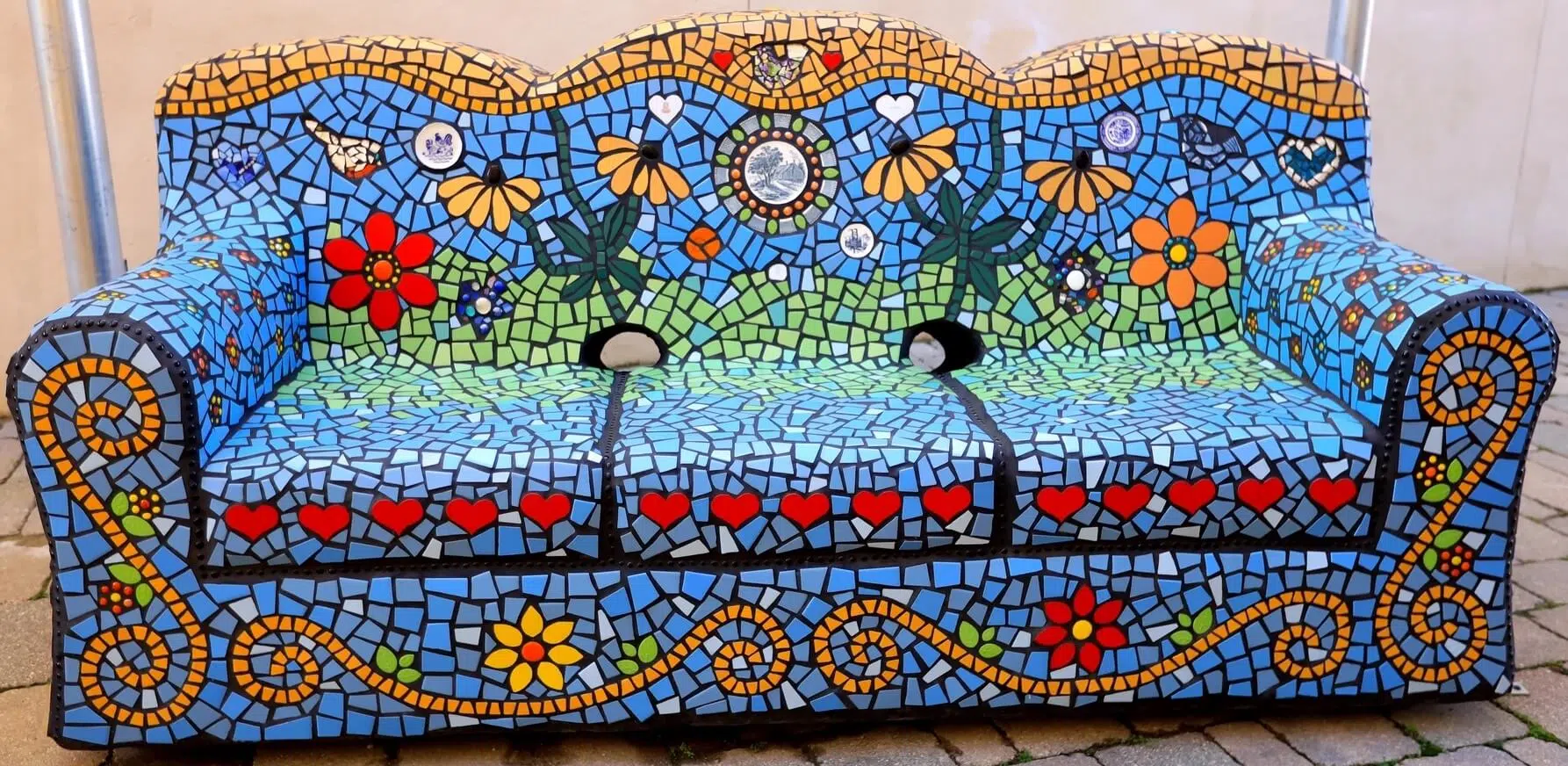 Susan Burton Mosaic Bench